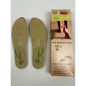 NAOT Koru Cork Replacement Insoles Womens US L9 EU 40 Beige Advanced Comfort